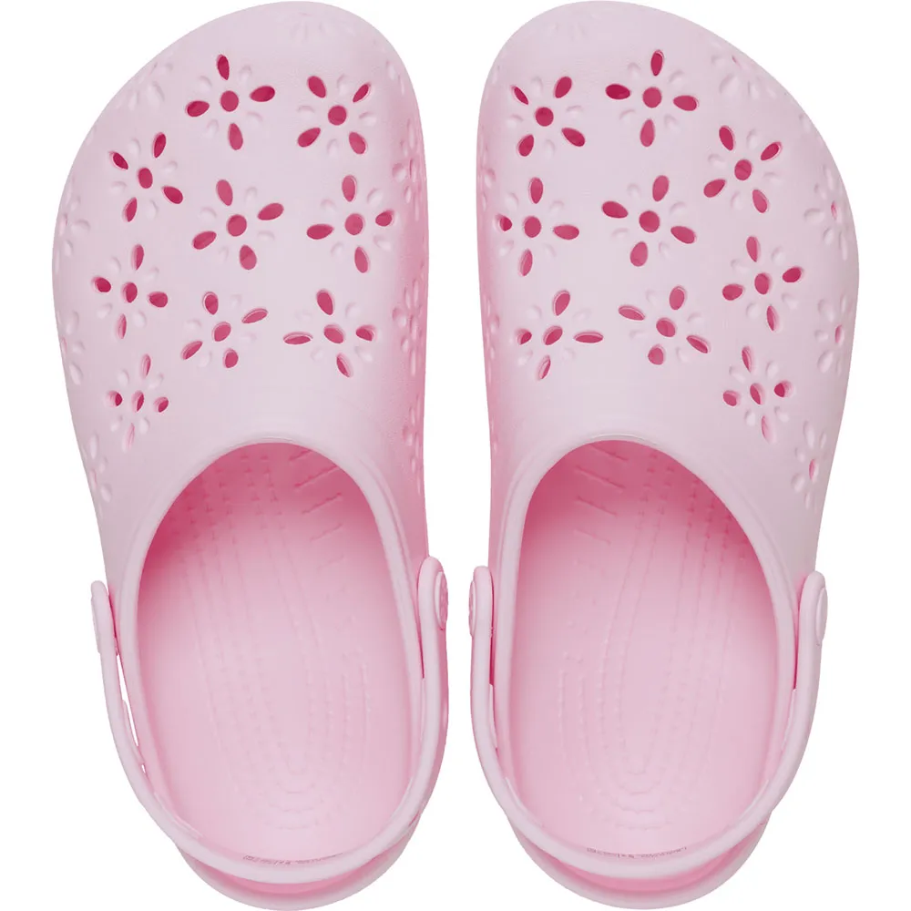 Купить Crocs 210927-6zw-m7/w9 Деревянные башмаки Classic Floral Cut Out Pink Milk 35x25x15 EU 39 7ft.ru в интернет магазине Семь Футов