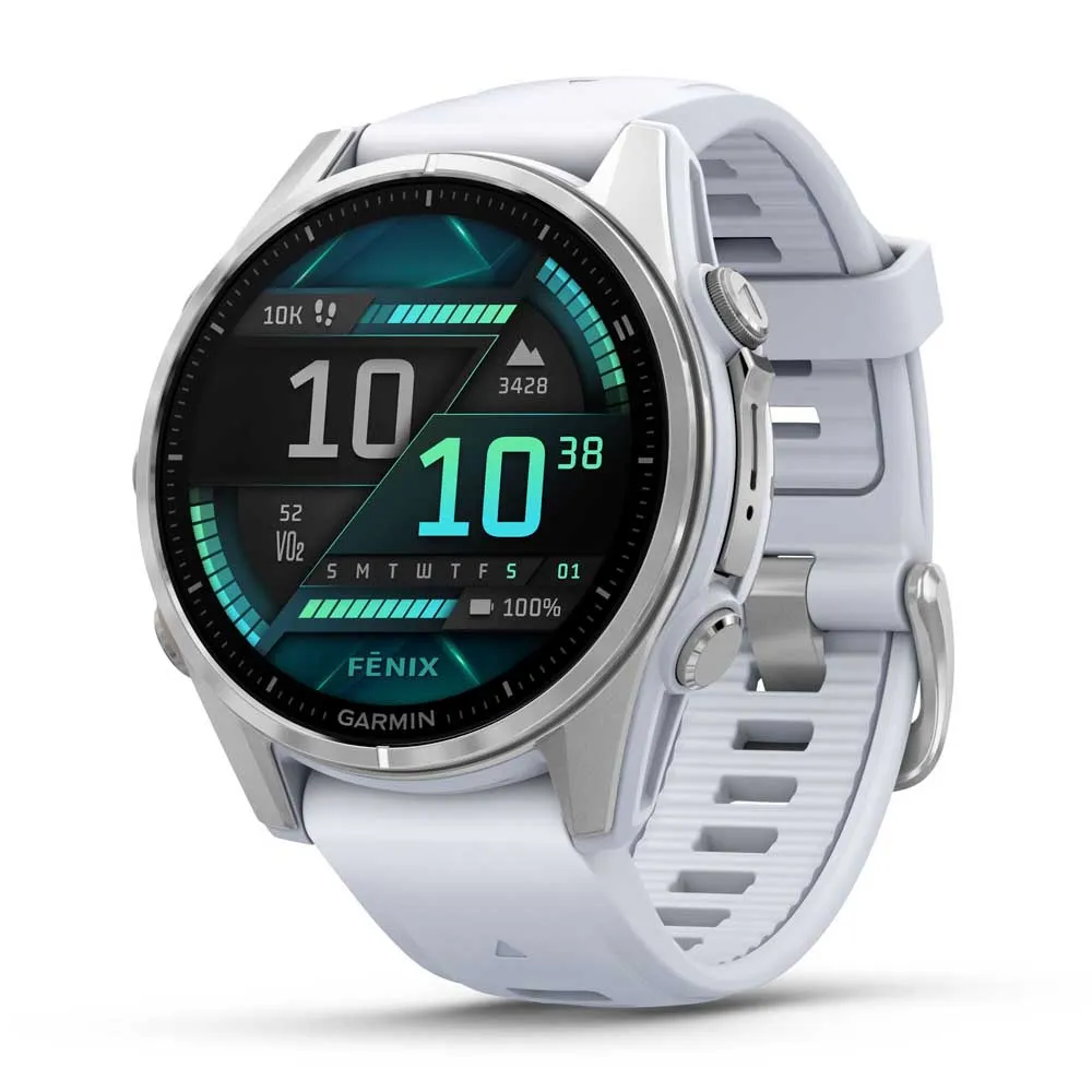 Купить Garmin 010-02903-00 Smartwatch Fenix 8 AMOLED 43 mm  White 7ft.ru в интернет магазине Семь Футов
