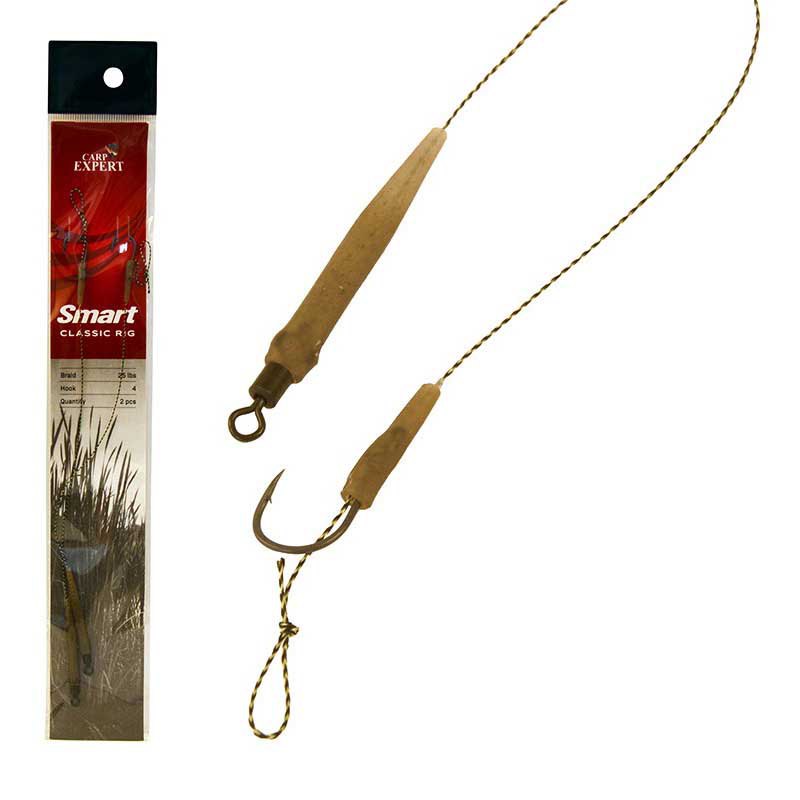 Купить Carp expert 42860040 связанный крючок Smart Classic Boilie Black / Green 4 7ft.ru в интернет магазине Семь Футов