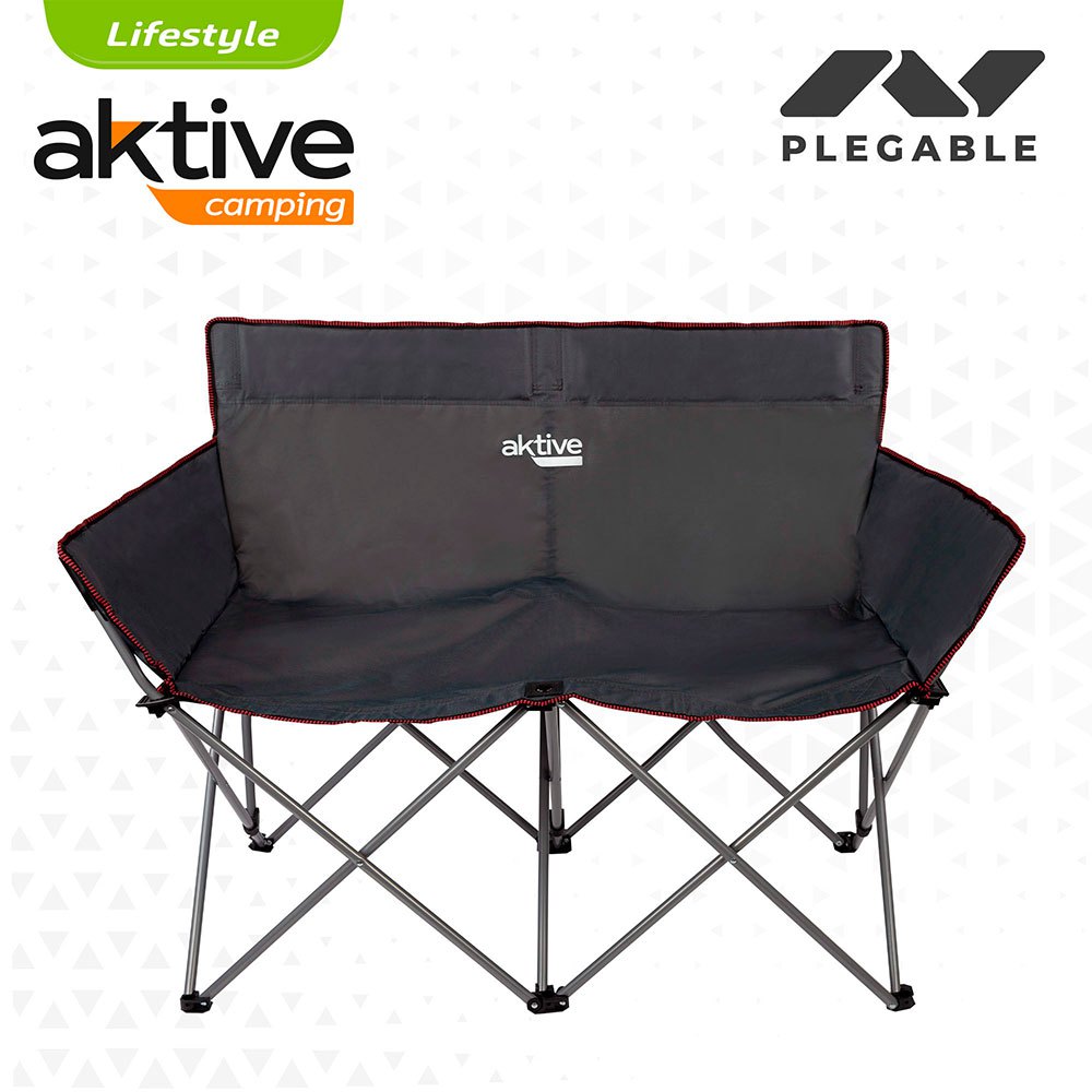 Купить Aktive 52882 Camping 121x63x88 cm Раскладной диван Черный Black 7ft.ru в интернет магазине Семь Футов