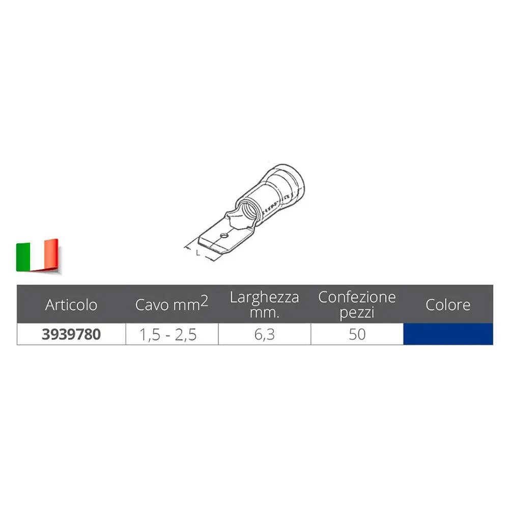 Купить Oem marine DUPLI-3939780 Forniture nautiche italiane 2 Пути Изолированная заглушка Серебристый Blue 7ft.ru в интернет магазине Семь Футов