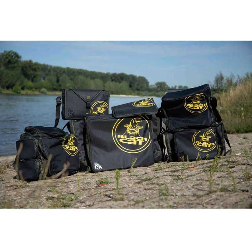 Купить Black cat bo110003 сумка для приманок BLCK Black / Yellow 30x20x15 7ft.ru в интернет магазине Семь Футов