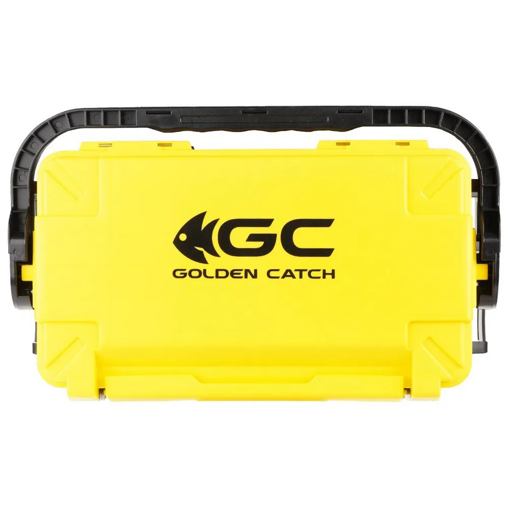 Купить Golden catch 8739000 рыболовный ящик 7070 Black / Yellow 45x25x28 43.4 x 23.3 x 27 cm 7ft.ru в интернет магазине Семь Футов
