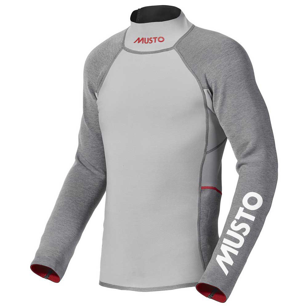 Купить Musto 82068_949-2XS Базовый слой с длинным рукавом Flexlite Vapour 1.0 Серый Grey Marl 2XS 7ft.ru в интернет магазине Семь Футов