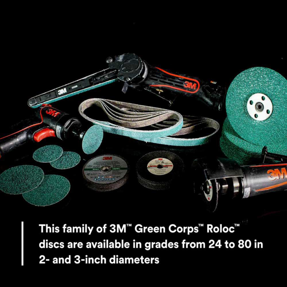 Купить 3M 71-36525 Green Corps 2´´ 40 Диск наждачной бумаги Roloc 25 единицы Зеленый Green 7ft.ru в интернет магазине Семь Футов