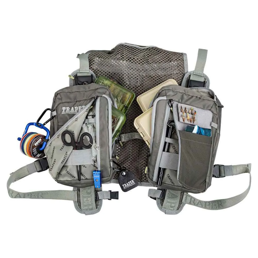 Купить Traper fly 81348 Жилет Combo Active Light Серый  Grey 7ft.ru в интернет магазине Семь Футов
