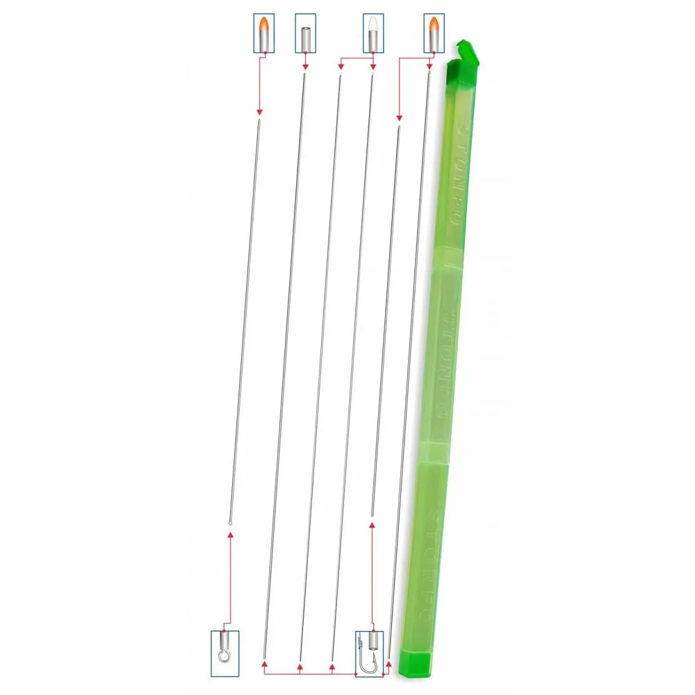 Купить Stonfo 677 Набор рыболовных игл 6767  Grey / Green 30 cm 7ft.ru в интернет магазине Семь Футов