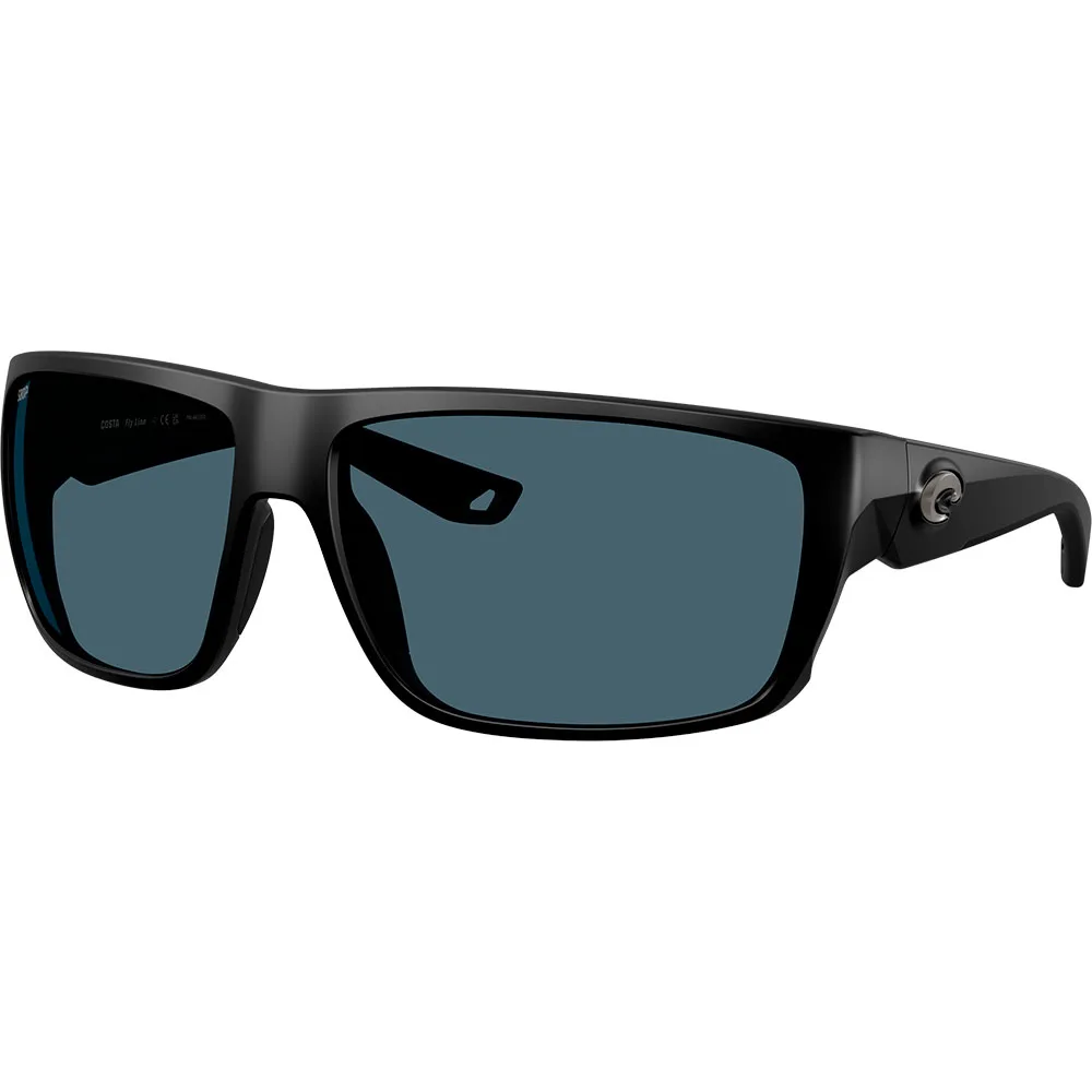 Купить Costa 06s9129-91290864 поляризованные солнцезащитные очки Fly line Matte Black 3 20x10x10 Gray 580P/CAT3 7ft.ru в интернет магазине Семь Футов