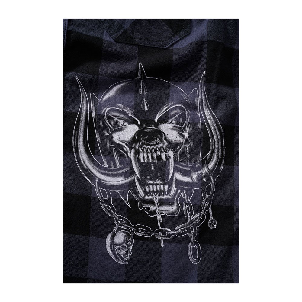 Купить Brandit 61005-28-7XL Рубашка с длинным рукавом Motörhead Серый Black / Grey 7XL 7ft.ru в интернет магазине Семь Футов