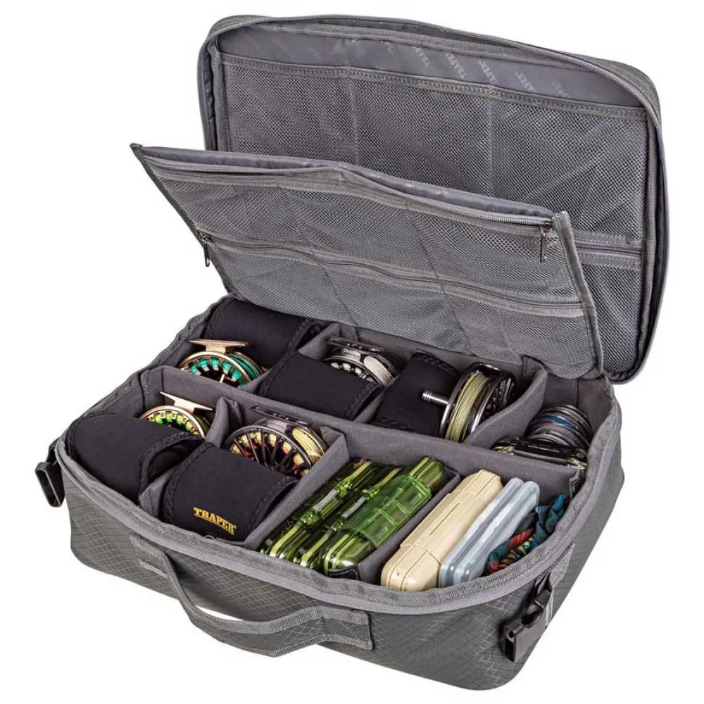 Купить Traper fly 81306 Сумка через плечо Voyager  Grey 43 x 30 x 13 cm 7ft.ru в интернет магазине Семь Футов