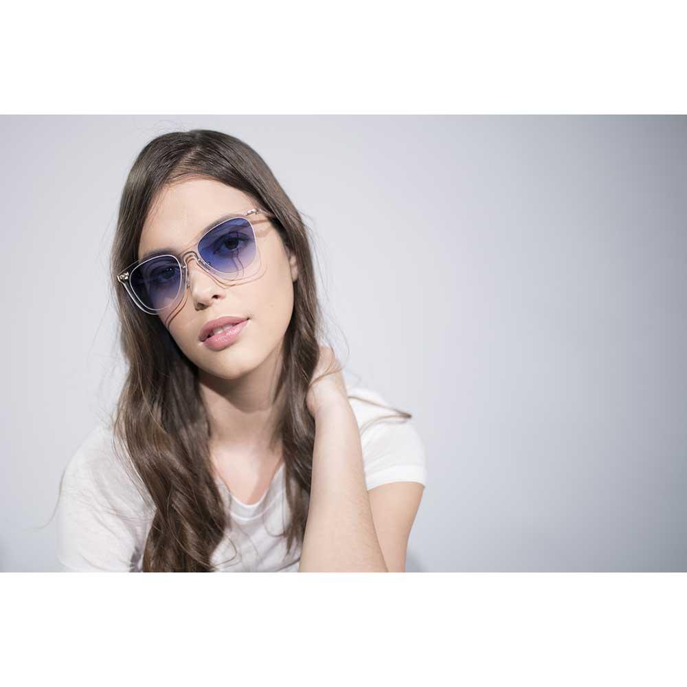 Купить Ocean sunglasses 23.16 поляризованные солнцезащитные очки Genova Transparent Gradient Blue Transparent White / Metal Gold Temple/CAT2 7ft.ru в интернет магазине Семь Футов