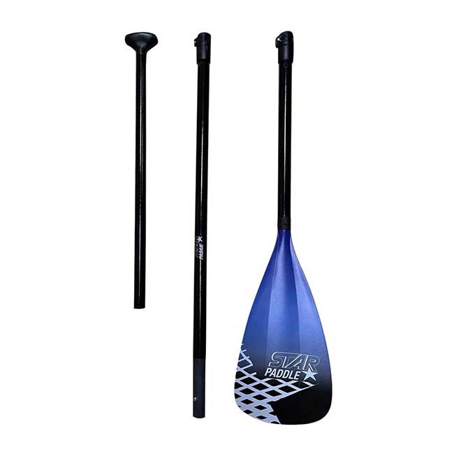 Купить Star PB-RPAD607 Весло Spirit Carbon  Blue / Black 165-215 cm 7ft.ru в интернет магазине Семь Футов