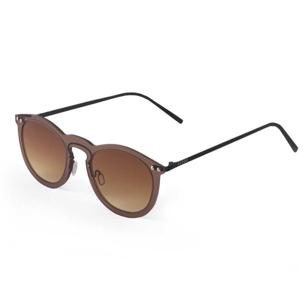 Купить Ocean sunglasses 20.14 поляризованные солнцезащитные очки Berlin Transparent Gradient Brown Transparent Brown / Metal Black Temple/CAT2 7ft.ru в интернет магазине Семь Футов