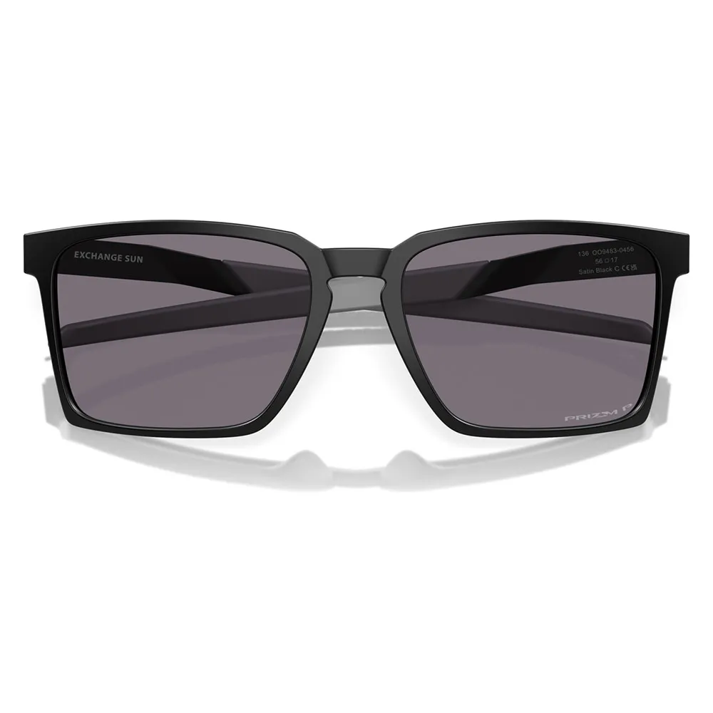 Купить Oakley OO9483-0456-56 поляризованные солнцезащитные очки Exchange sun Бесцветный Satin Black Prizm Grey Polarized/CAT3 7ft.ru в интернет магазине Семь Футов