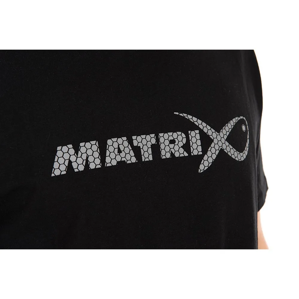 Купить Matrix fishing gpr481 Футболка с коротким рукавом Large Fade Logo Black / Grey 30x20x5 7ft.ru в интернет магазине Семь Футов
