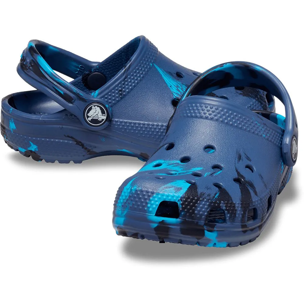 Купить Crocs 206838-4hq-c4 Деревянные башмаки Classic Marbled Navy / Multi 35x25x15 EU 19 7ft.ru в интернет магазине Семь Футов