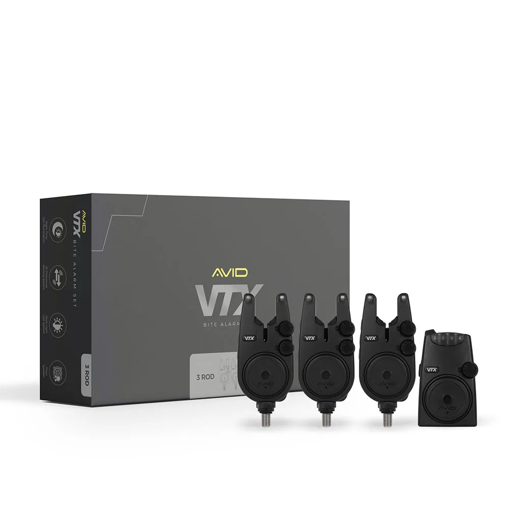 Купить Avid carp a0500005-unit сигнализация укуса VTX 3+1 set Black 50x30x30 7ft.ru в интернет магазине Семь Футов