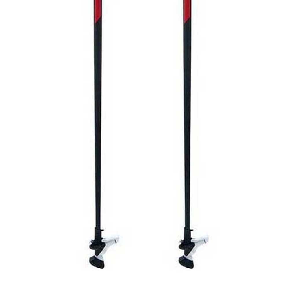 Купить Swix NW220-00-1250 Nordic Walking CT2 PCC Twist&Go Just Click Поляки Серебристый Black / White / Red 125 cm 7ft.ru в интернет магазине Семь Футов