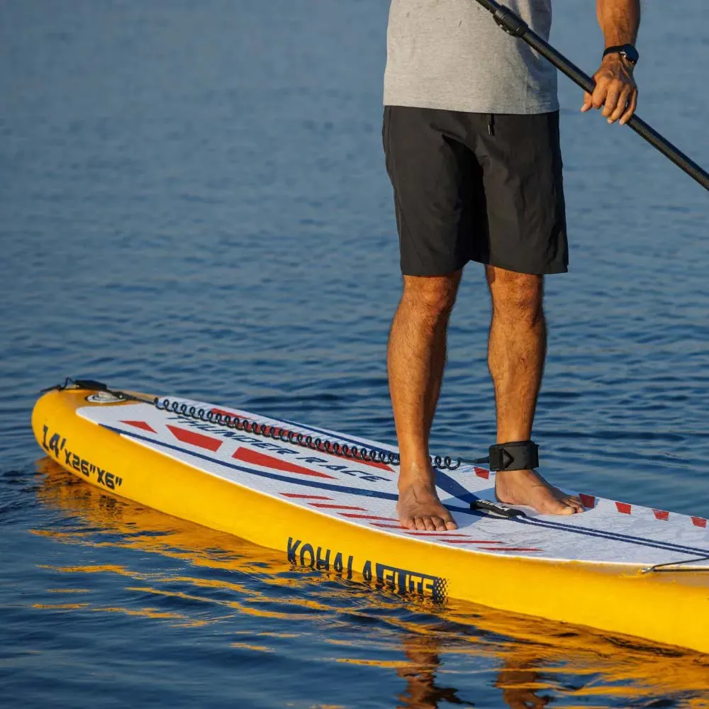 Купить Kohala 1641 доска для падл-серфинга Thunder 14´´ Yellow / Blue / White / Red 175x55x28 425 cm 7ft.ru в интернет магазине Семь Футов