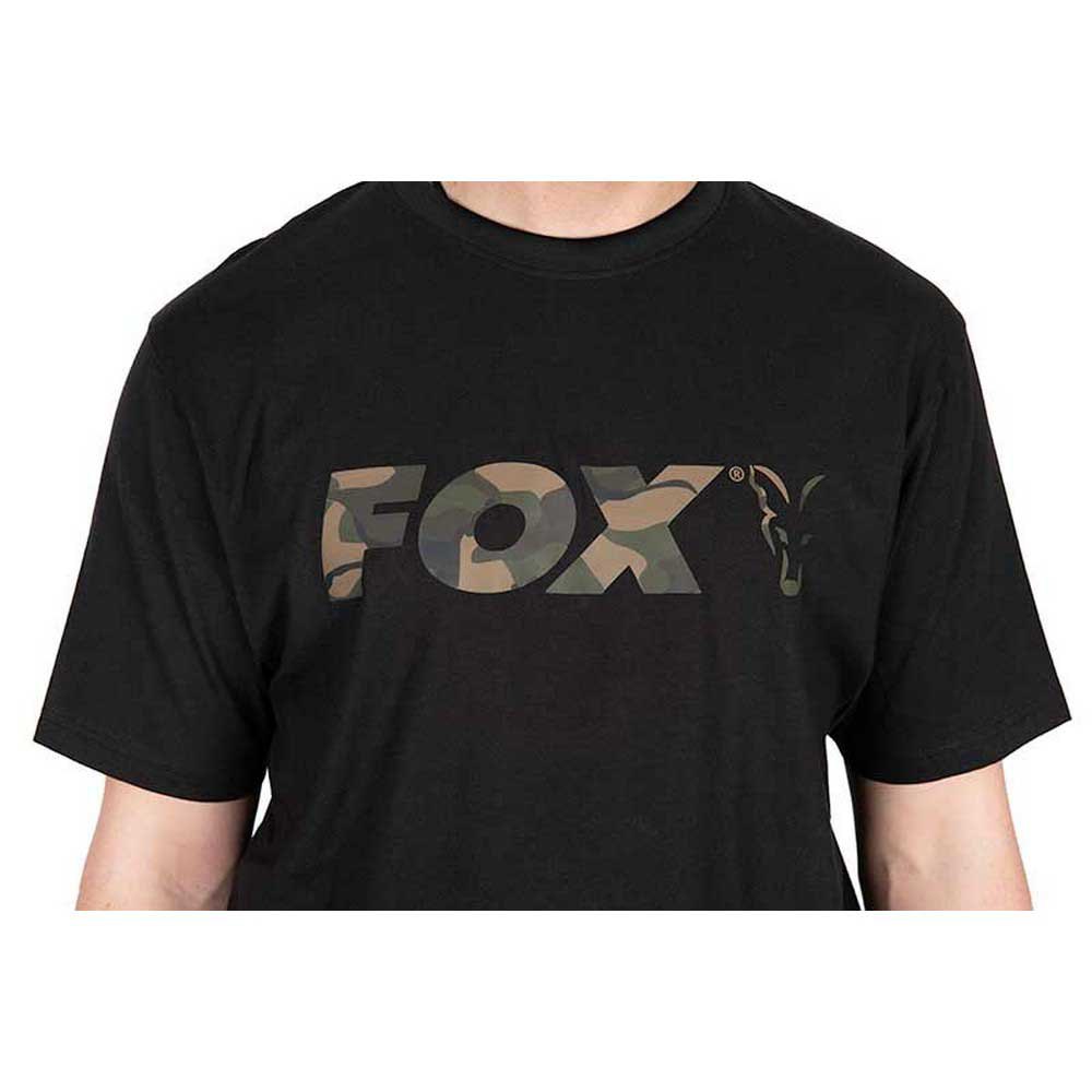 Купить Fox international CFX286 Футболка с коротким рукавом Logo Черный Black / Camo M 7ft.ru в интернет магазине Семь Футов