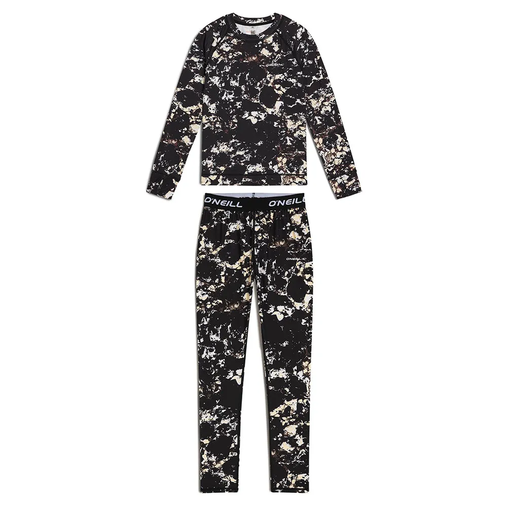 Купить O´neill 4900001-39129-104 Набор базовых слоев Baselayer Set Black/Beige Quarry 30x22x4 3-4 Years 7ft.ru в интернет магазине Семь Футов