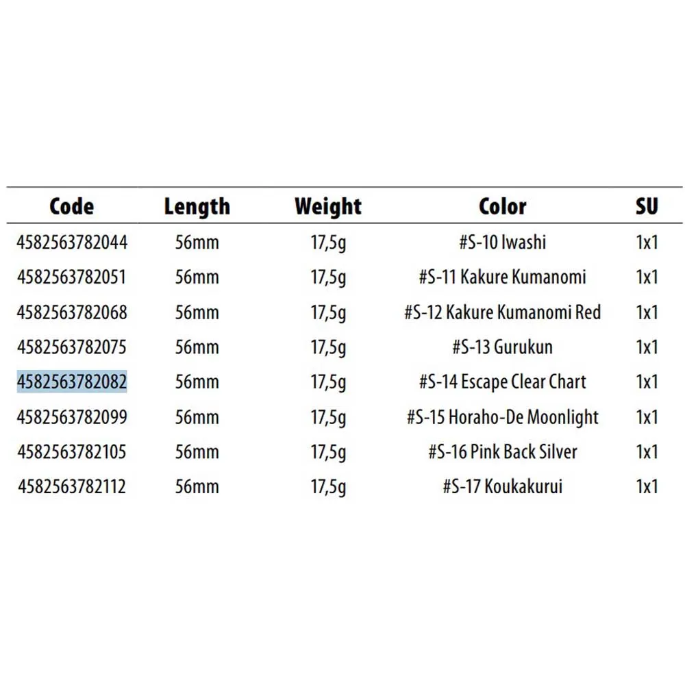 Купить Hide up 4582563782044 Crankbait HU-400 Salt Color 17.5g 110 mm S-10 15x10x5 7ft.ru в интернет магазине Семь Футов