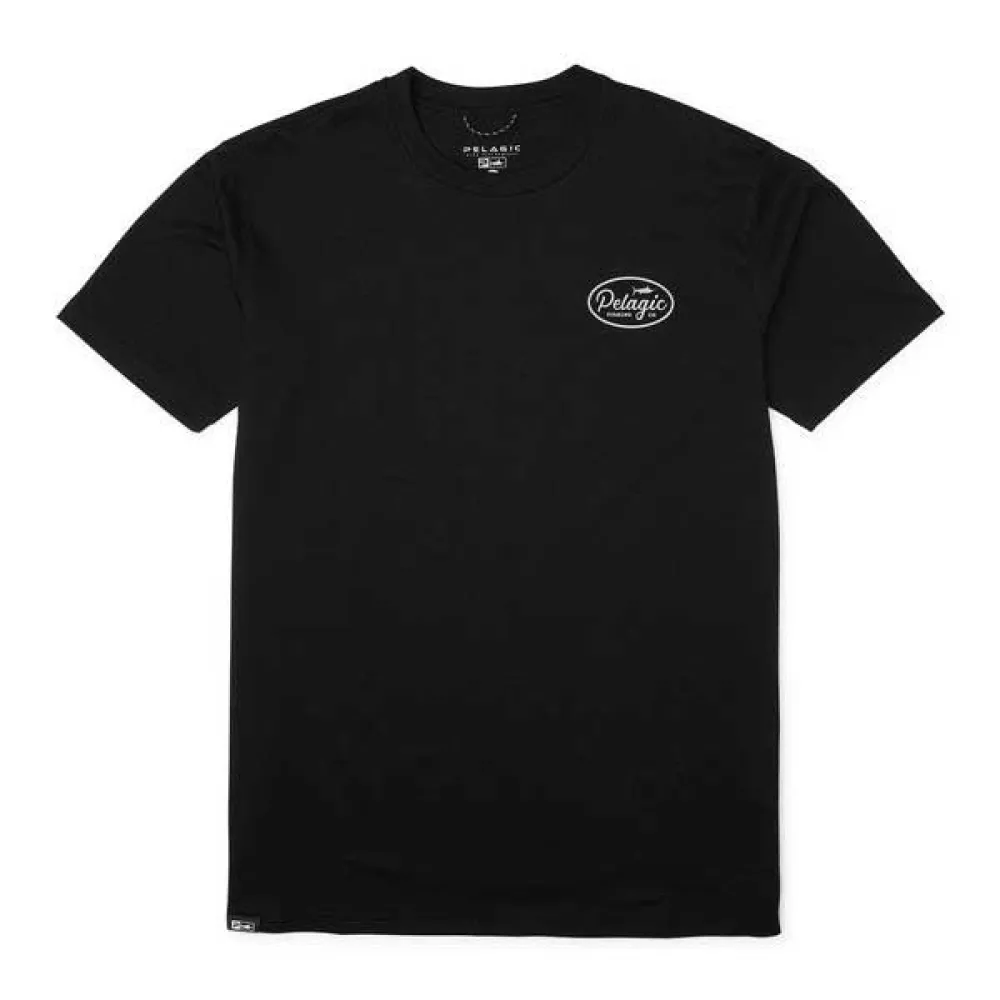 Купить Pelagic 1171253002-blk-s Футболка с коротким рукавом Premium Tee Circled Black 30x20x5 7ft.ru в интернет магазине Семь Футов