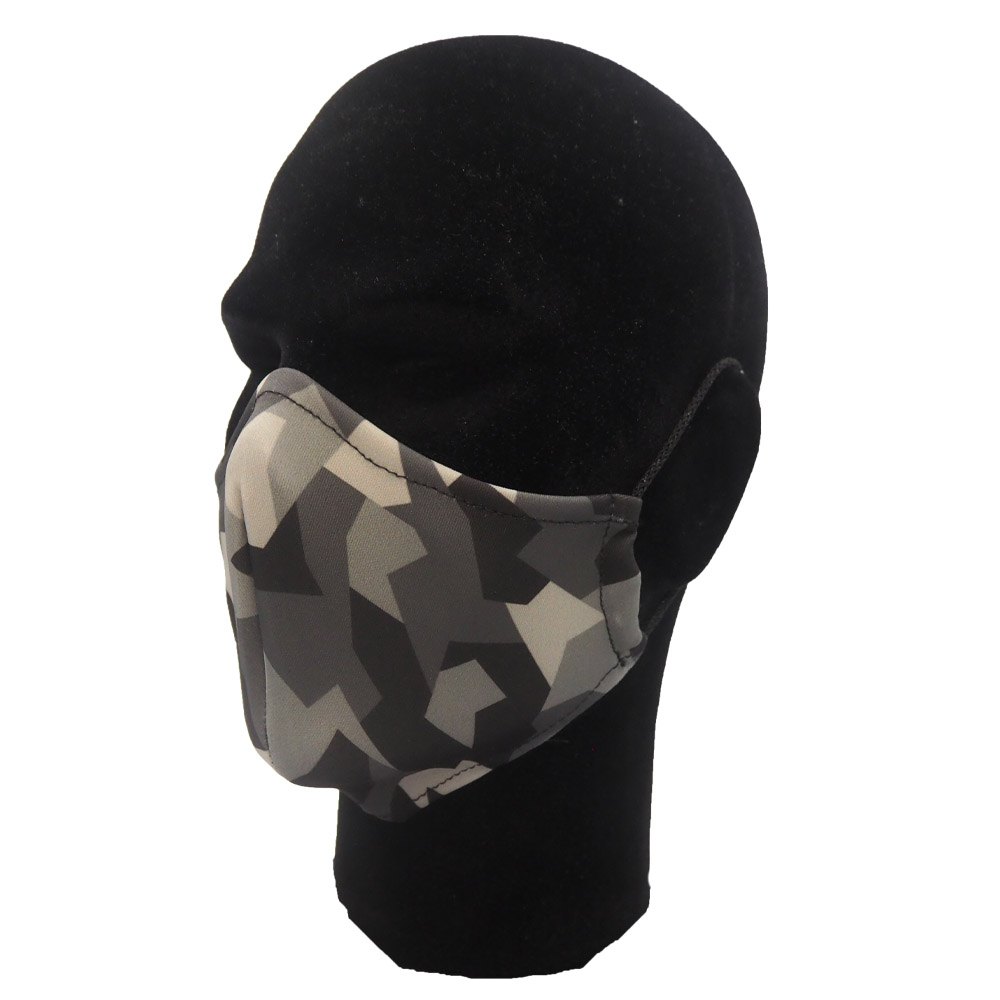 Купить Matt 1005-862 Маска для лица Серый  Geometric Camo Black 7ft.ru в интернет магазине Семь Футов