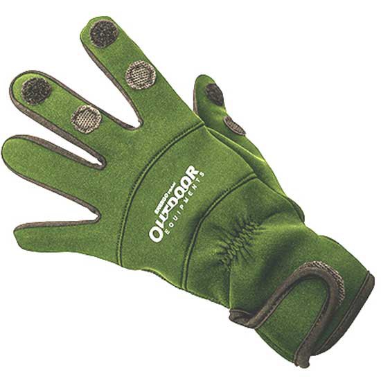 Купить Outdoor 74300123 Перчатки ET Neoprene Зеленый  Green L 7ft.ru в интернет магазине Семь Футов