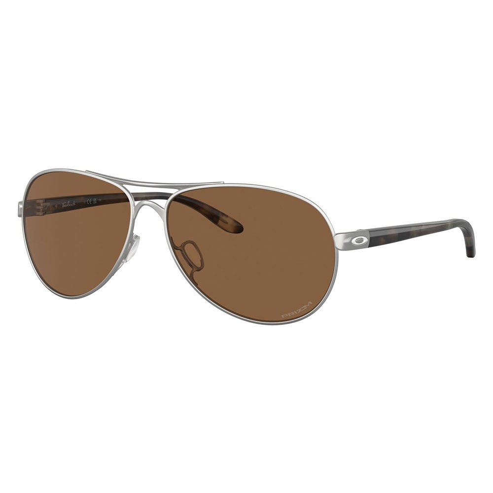 Купить Oakley OO4079-4759 Feedback Солнцезащитные Очки  Satin Chrome Prizm Bronze/CAT3 7ft.ru в интернет магазине Семь Футов