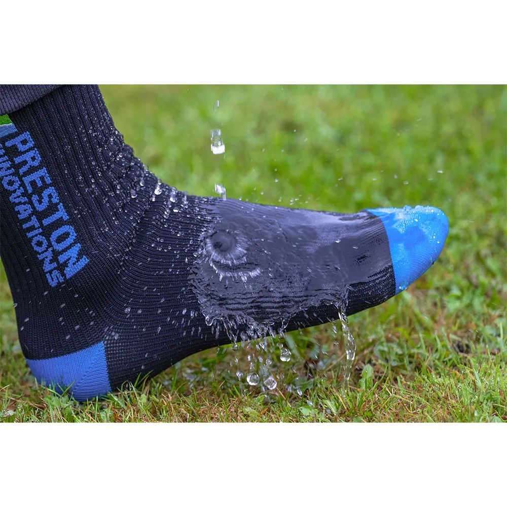 Купить Preston innovations p0200553-unit Длинные носки Logo Black / Blue 15x10x5 EU 39 7ft.ru в интернет магазине Семь Футов