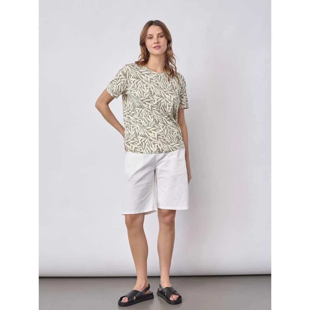 Купить Redgreen 172012409-373 -xxl Футболка с коротким рукавом Celina Light Green Pattern 30x20x5 2XL 7ft.ru в интернет магазине Семь Футов