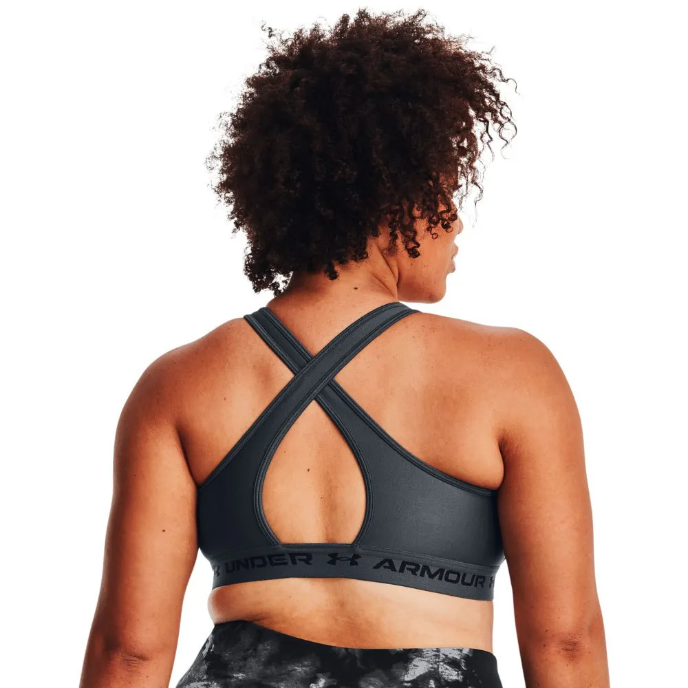 Купить Under armour 1361034-012-xl Спортивный бюстгальтер средней поддержки Crossback Pitch Gray / Pitch Gray / Black 15x15x5 7ft.ru в интернет магазине Семь Футов