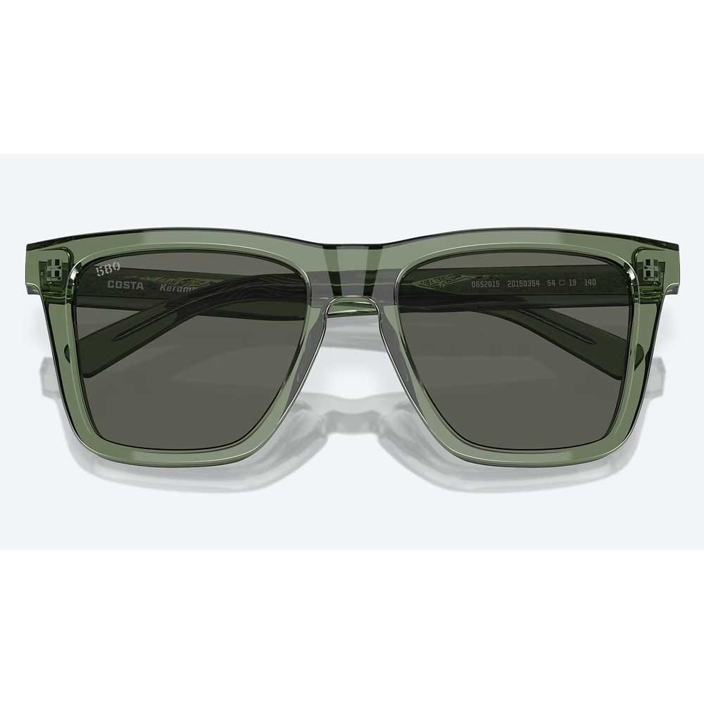 Купить Costa 06S2015-20150354 Keramas Polarized Sunglasses  Olive Gray 580G/CAT3 7ft.ru в интернет магазине Семь Футов