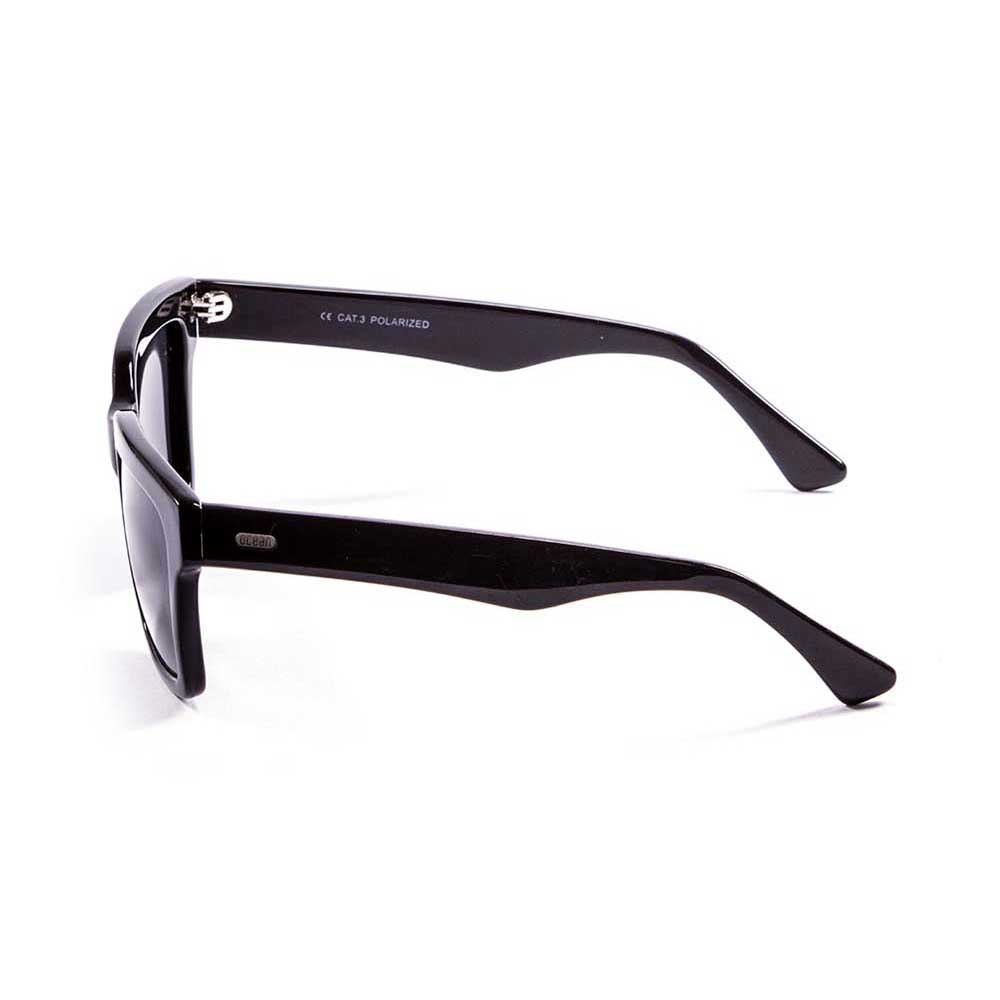 Купить Ocean sunglasses 63000.2 поляризованные солнцезащитные очки Jaws Shiny Black 7ft.ru в интернет магазине Семь Футов