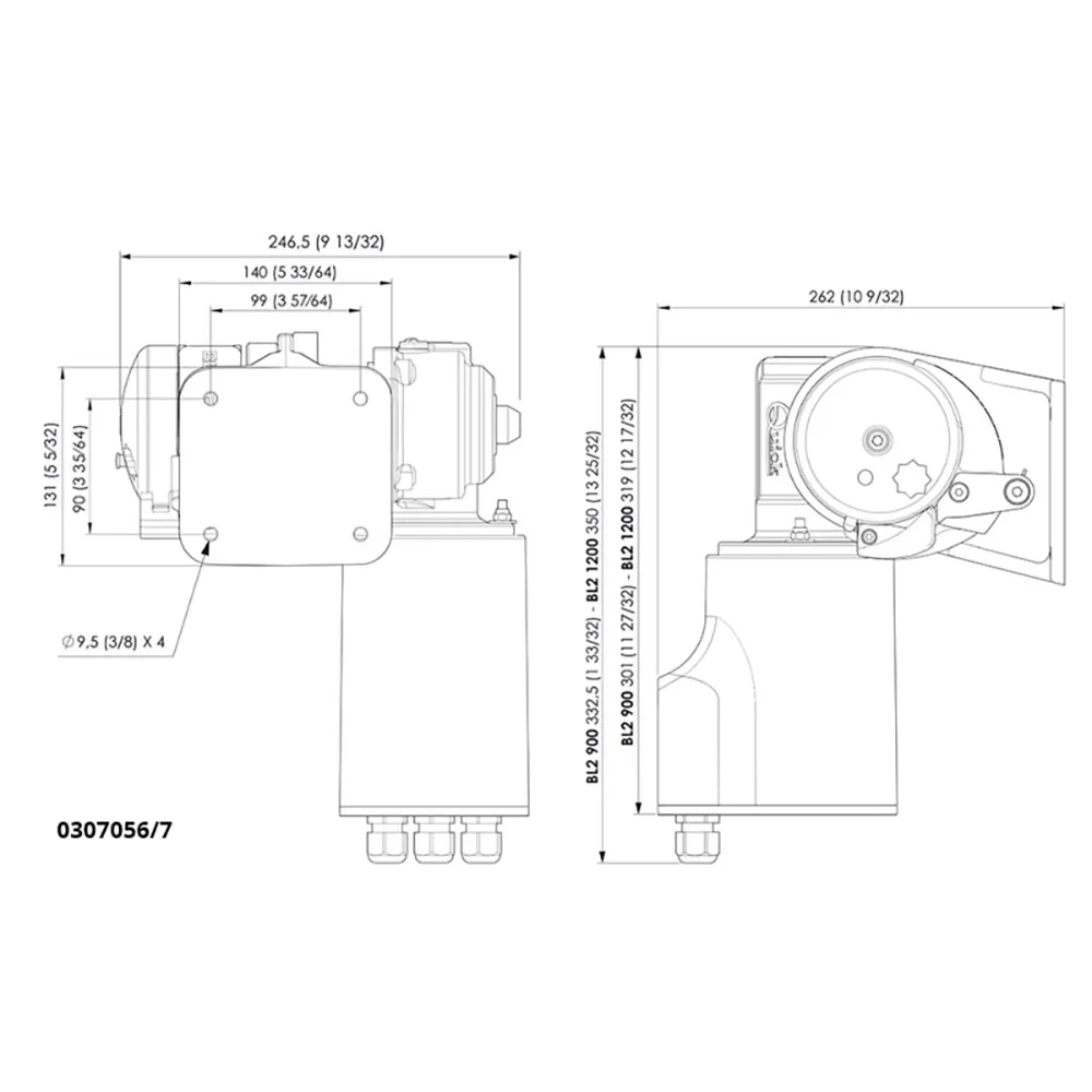 Купить Quick 307057 якорная лебёдка BL2 12V 900W Black / Silver 20x30x30 8 mm 7ft.ru в интернет магазине Семь Футов
