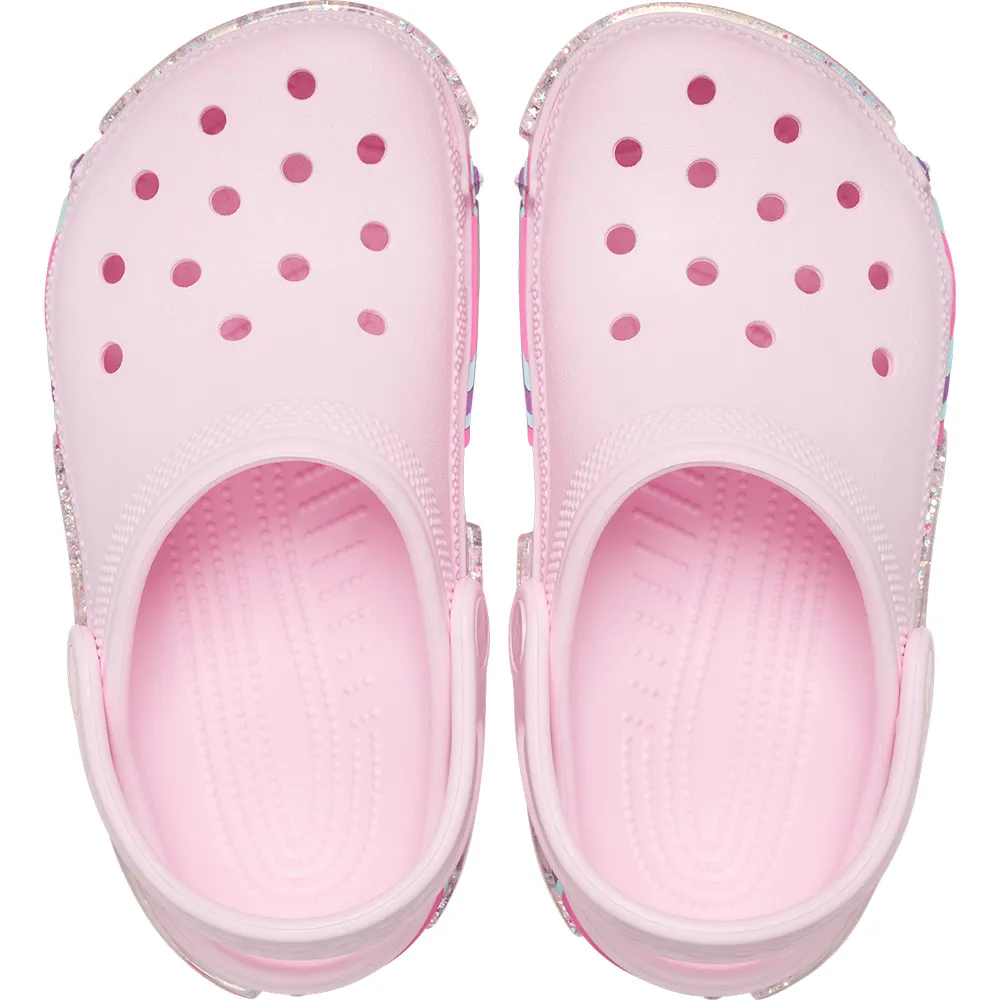 Купить Crocs 211609-6zw-c13 Деревянные башмаки Classic Star Sprkl Shkr Pink Milk 35x25x15 EU 30 7ft.ru в интернет магазине Семь Футов