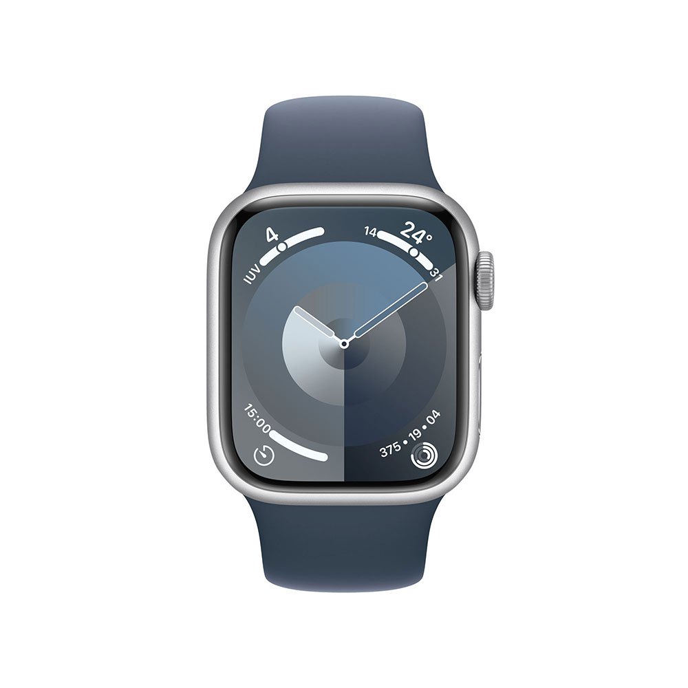 Купить Apple MRJ33QL/A Watch Series 9 GPS+Cellular 41 mm Голубой  Silver / Steel Blue M-L 7ft.ru в интернет магазине Семь Футов