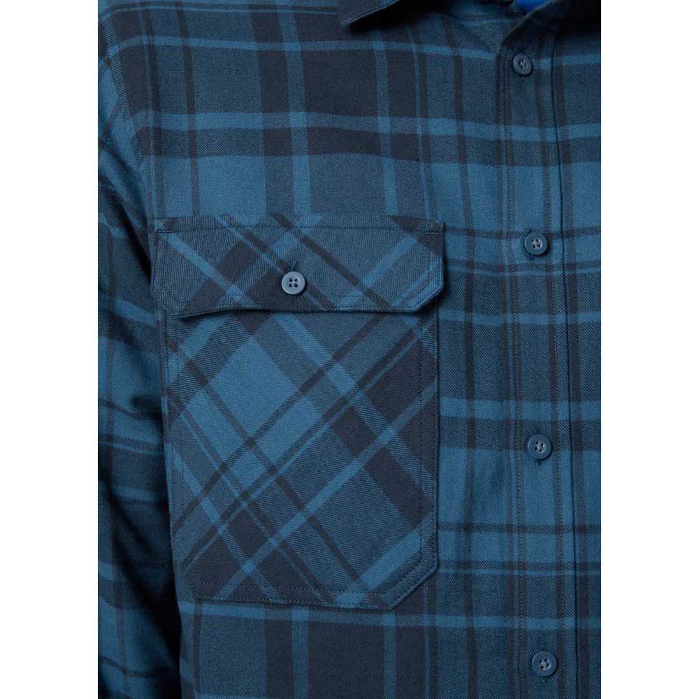 Купить Helly hansen 62731_576-2XL Футболка Lokka Organic Flannel Голубой Deep Steel 2XL 7ft.ru в интернет магазине Семь Футов