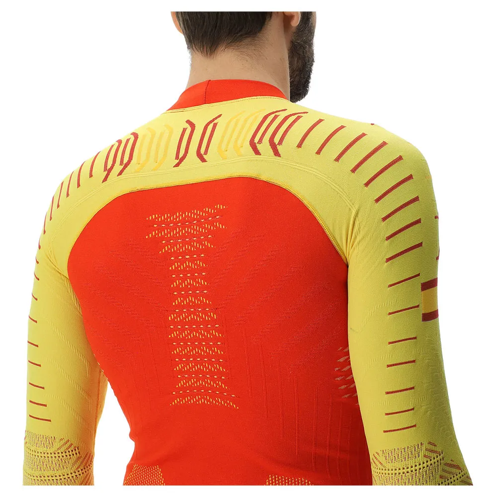 Купить UYN U100410-T046-L/XL Базовый слой с длинным рукавом Natyon 3.0 Spain Оранжевый Yellow / Red L-XL 7ft.ru в интернет магазине Семь Футов