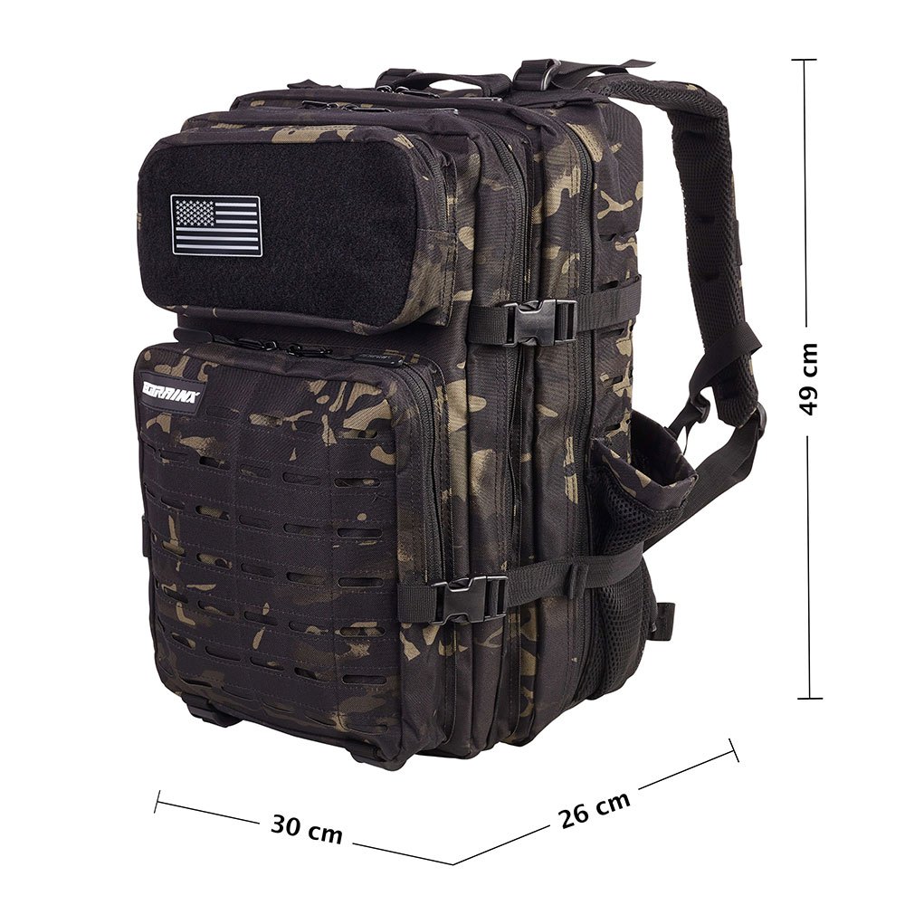 Купить Elitex training X001NT1JBJ V2 45L Тактический рюкзак Коричневый Black Camouflage 7ft.ru в интернет магазине Семь Футов