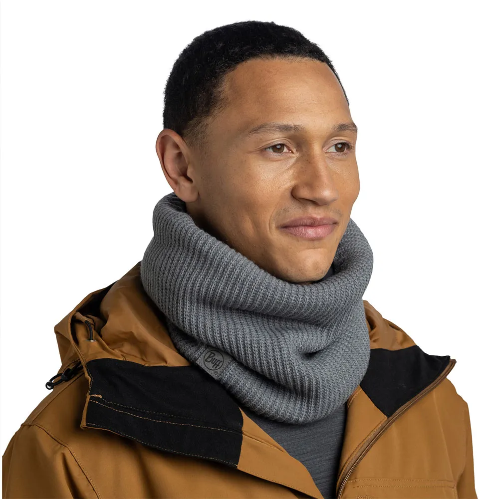 Купить Buff ® 129695.928.10.00 Шарф-хомут Knitted & Fleece Rutger Iron Grey 15x10x5 7ft.ru в интернет магазине Семь Футов
