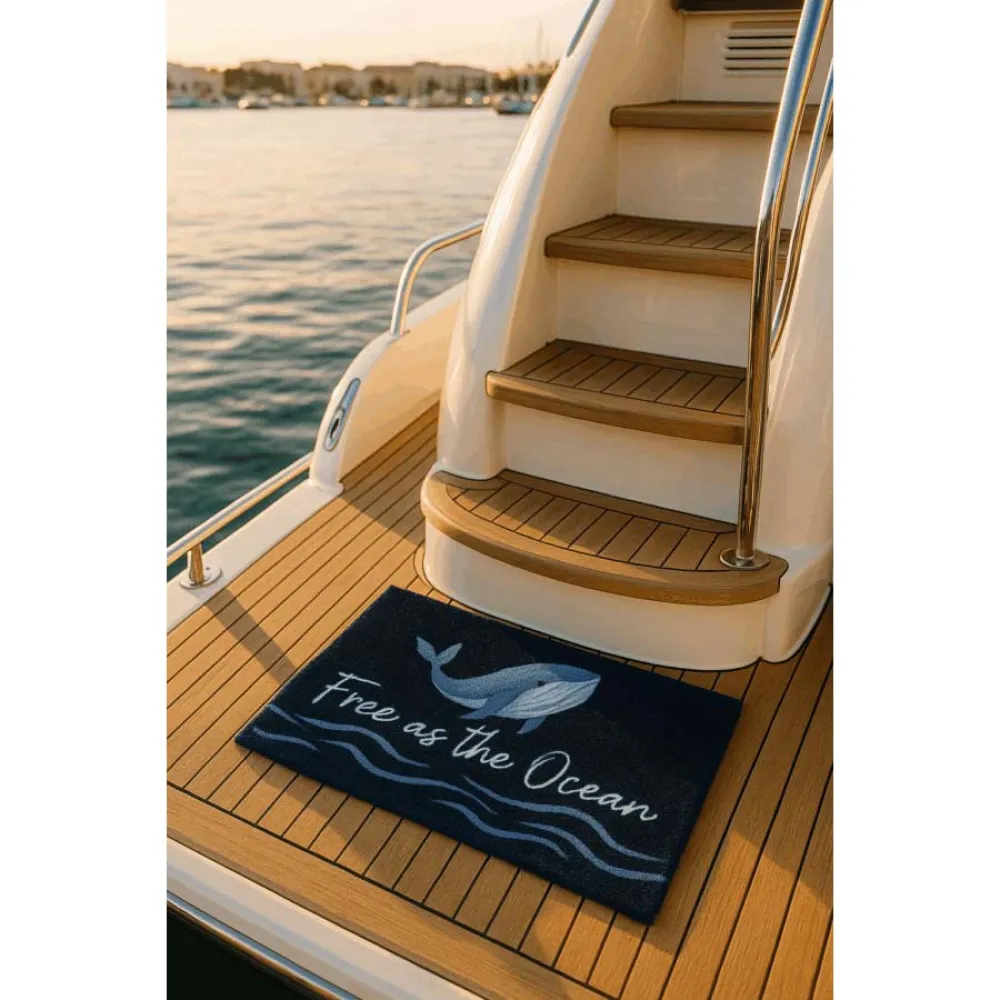 Купить Marine business 41202 ковер Welcome Free As The Ocean 77x52x5 75 x 50 cm 7ft.ru в интернет магазине Семь Футов