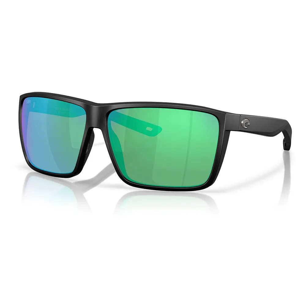 Купить Costa 06S9121-91210464 поляризованные солнцезащитные очки Rincon ii Matte Black 03 Green Mirror 580G/CAT3 7ft.ru в интернет магазине Семь Футов