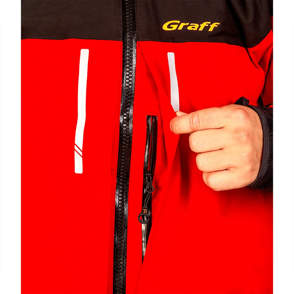 Купить Graff 215-o-b-4-red/grey-2xl-182/188 Набор 215-O-B-4 Edition 4.0 Red / Grey 70x25x45 7ft.ru в интернет магазине Семь Футов