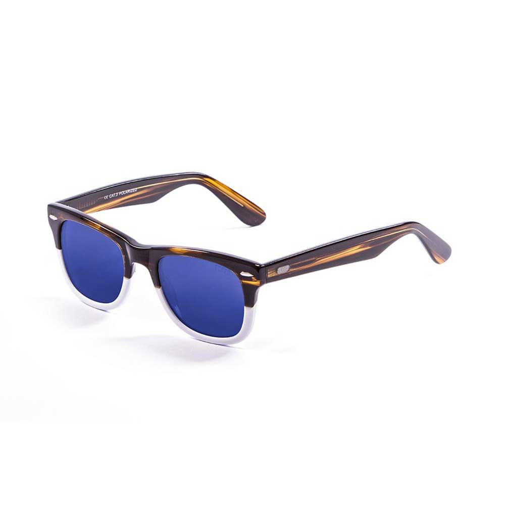 Купить Ocean sunglasses 59000.1 поляризованные солнцезащитные очки Lowers Brown / White / Blue 7ft.ru в интернет магазине Семь Футов