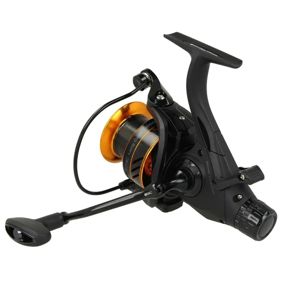 Купить Golden catch 1039063 Катушка для карпфишинга Bionic Long Cast Black / Gold 20x20x15 6000 7ft.ru в интернет магазине Семь Футов