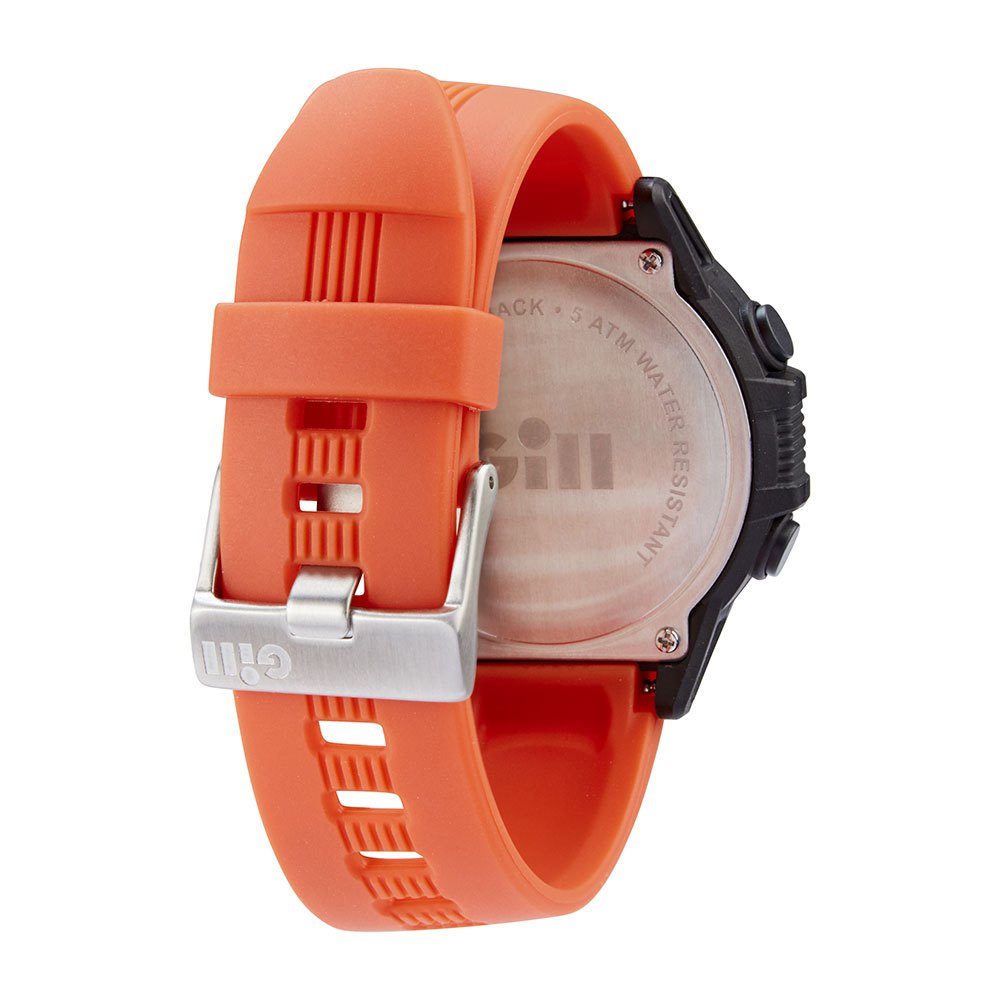 Купить Часы наручные водонепроницаемые Stealth Racer Gill W017 многофункциональные с оранжевым ремешком из полиуретана 7ft.ru в интернет магазине Семь Футов