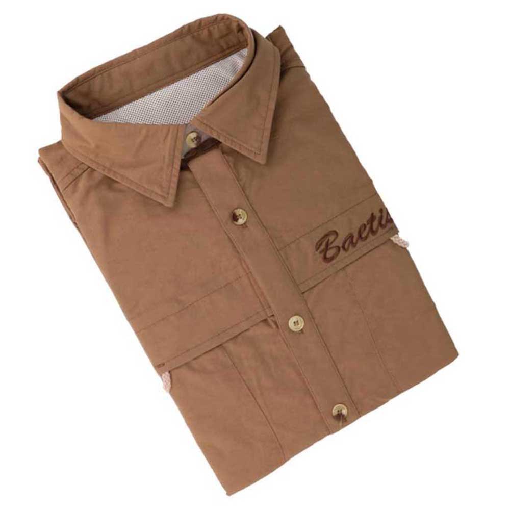 Купить Baetis BACM3XL Рубашка с длинным рукавом Коричневый Brown 3XL 7ft.ru в интернет магазине Семь Футов