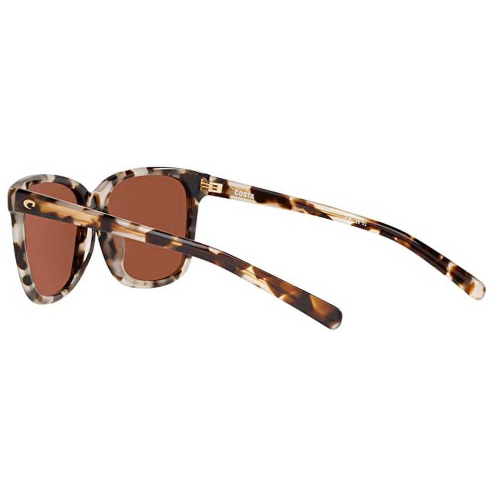 Купить Costa 06S2009-20091057 Зеркальные поляризованные солнцезащитные очки May Shiny Tiger Cowrie Green Mirror 580G/CAT2 7ft.ru в интернет магазине Семь Футов